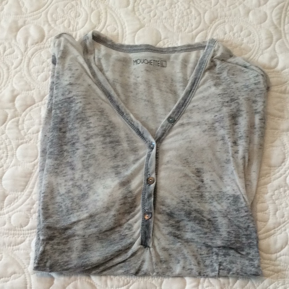 Mouchette burnout Henley top